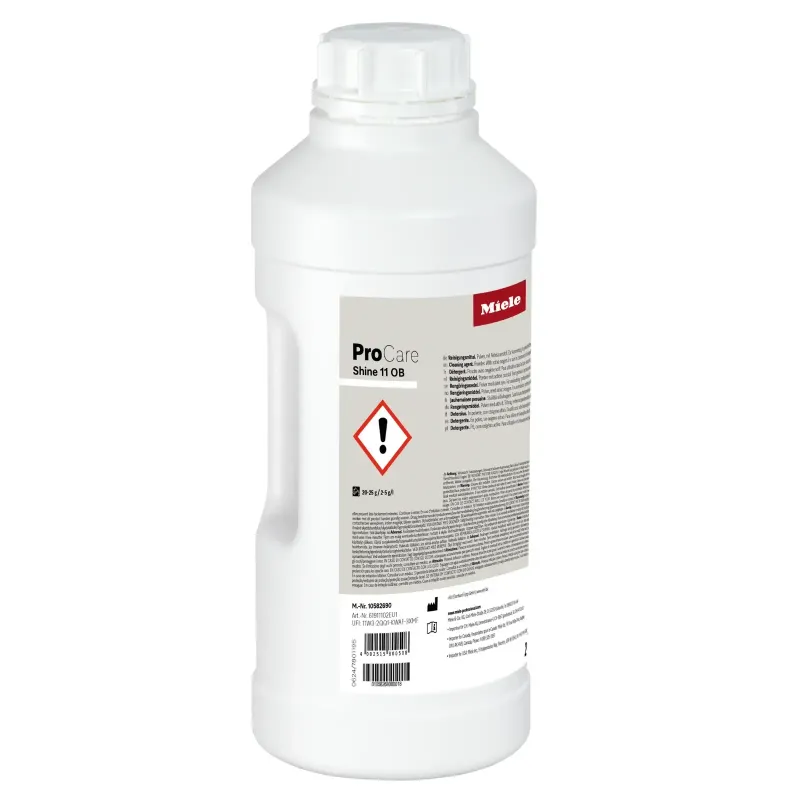 Miele ProCare Shine 11 OB 2kg - Détergent poudre professionnel pour lave-vaisselle