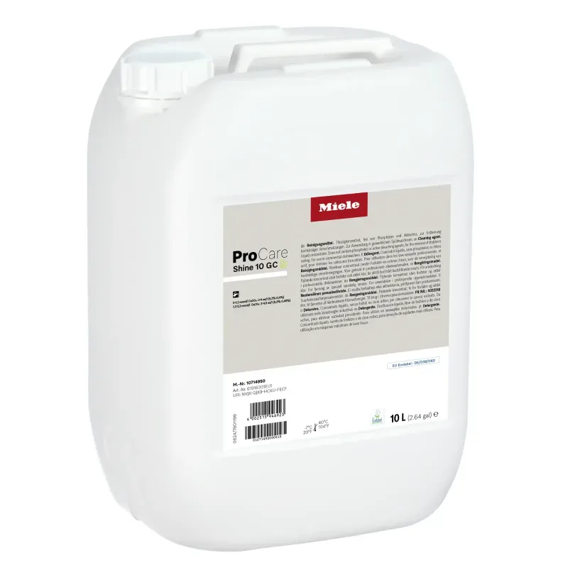 Miele ProCare Shine 10 GC 10L - Détergent professionnel pour lave-vaisselle
