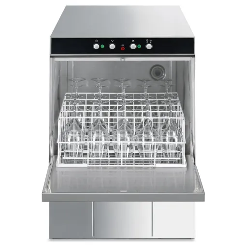 Smeg SPD500S - ouvert panier verres à vin