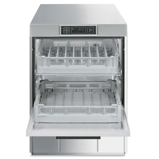 Smeg SPD512 - ouvert devant paniers vides