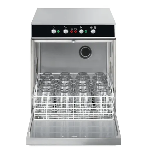 Smeg SPG400MSL - ouvert devant verres