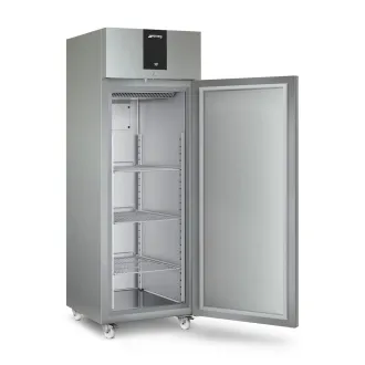 Smeg SPR07PDXR - côté ouvert avec des grilles