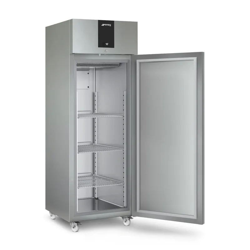 Smeg SPR07PDXR - côté ouvert avec des grilles