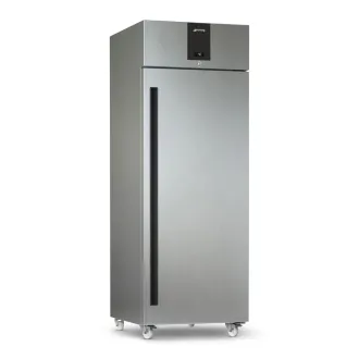 Smeg SPR07PDXR - côté ouvert avec des grilles