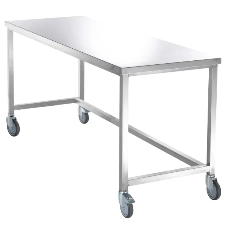 Sclessin 374.260 Table Mobile Inox Professionnelle 1 Plateau