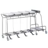 Sclessin 374.785S Chariot Porte-Sacs 4 Sacs Avec Couvercles Professionnel