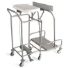 Sclessin 374.754S Chariot Porte-Sac 1 Sac Sans Couvercle Professionnel