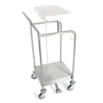 Sclessin 374.752S Chariot Porte-Sac 1 Sac Avec Couvercle Professionnel