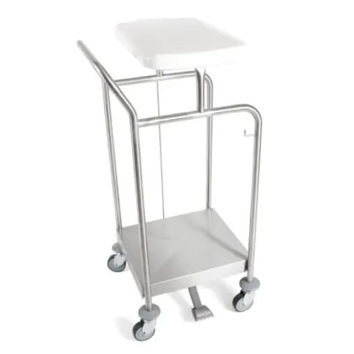 Sclessin 374.752S Chariot Porte-Sac 1 Sac Avec Couvercle Professionnel Sclessin 374.752S Chariot Porte-Sac 1 Sac Avec Couvercle Professionnel