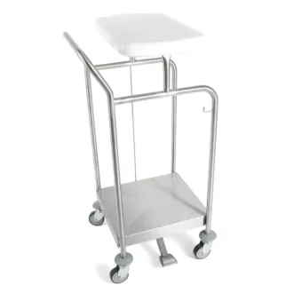 Sclessin 374.751S Chariot Porte-Sac 1 Sac Sans Couvercle Professionnel
