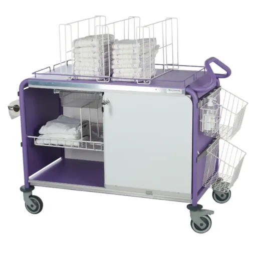 Sclessin 374.914C Chariot Nursing Violet Grand Modèle Professionnel Sclessin 374.914C Chariot Nursing Violet Grand Modèle Professionnel