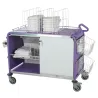 Sclessin 374.913C Chariot Nursing Violet Petit Modèle Professionnel