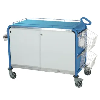 Sclessin 374.909C Chariot Nursing Bleu Petit Modèle Professionnel