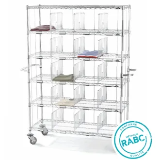 Sclessin 374.838 MANURACK Chariot 30 Casiers Professionnel