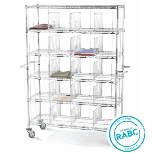 Sclessin 374.838 MANURACK Chariot 30 Casiers Professionnel Sclessin 374.838 MANURACK Chariot 30 Casiers Professionnel