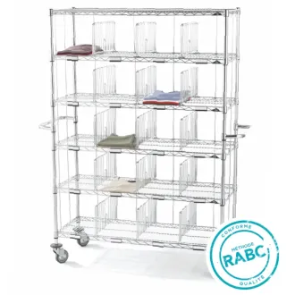 Sclessin 374.836 MANURACK Chariot 24 Casiers Professionnel