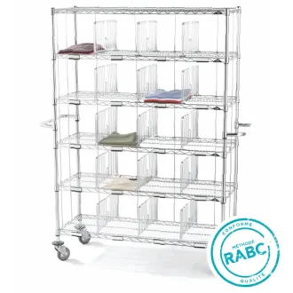 Sclessin 374.835 MANURACK Chariot 20 Casiers Professionnel