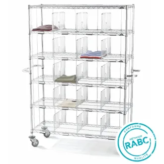 Sclessin 374.833 MANURACK Chariot 15 Casiers Professionnel