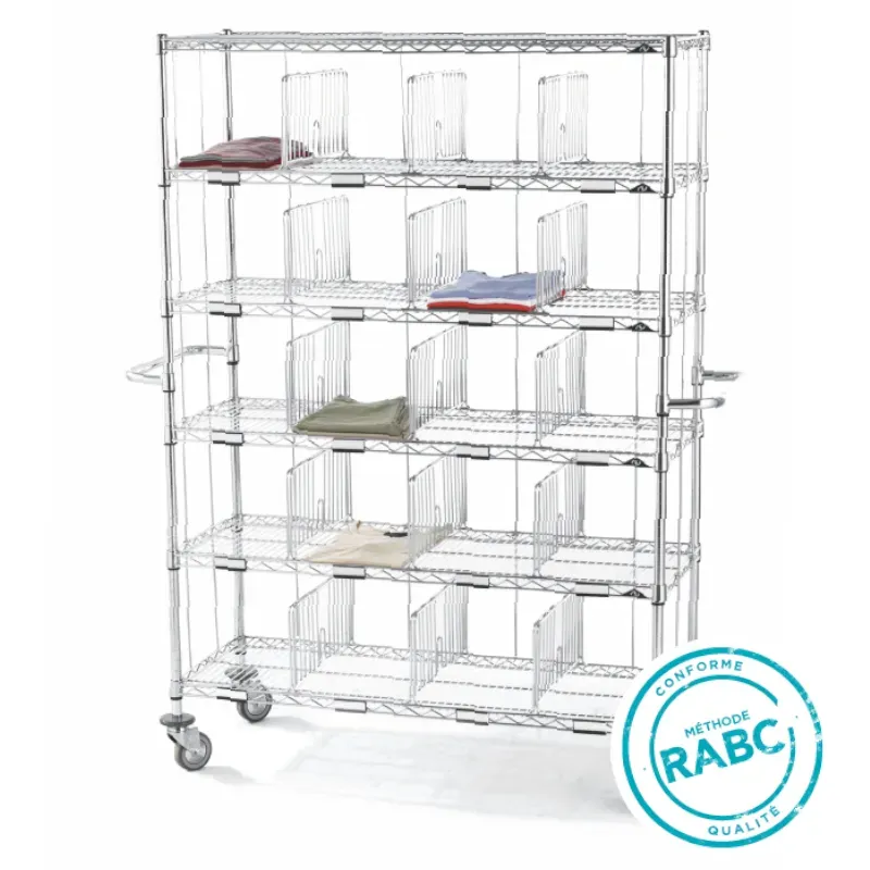 Sclessin 374.832 MANURACK Chariot 12 Casiers Professionnel