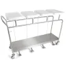 Sclessin 374.782S Chariot Porte-Sacs 4 Sacs Avec Couvercles Professionnel