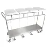 Sclessin 374.781S Chariot Porte-Sacs 4 Sacs Sans Couvercles Professionnel