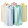 Sclessin Sac à Linge Rayé Orange Professionnel