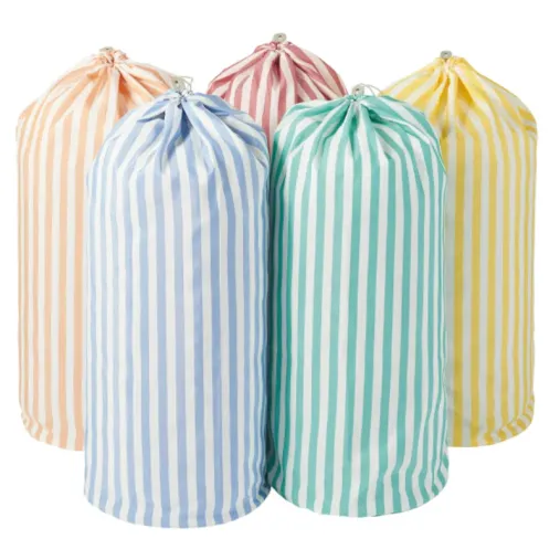 Sclessin Sac à Linge Rayé Gris Professionnel Sclessin Sac à Linge Rayé Gris Professionnel