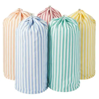 Sclessin Sac à Linge Rayé Rouge Professionnel