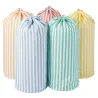 Sclessin Sac à Linge Rayé Rouge Professionnel