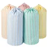 Sclessin Sac à Linge Rayé Vert Professionnel
