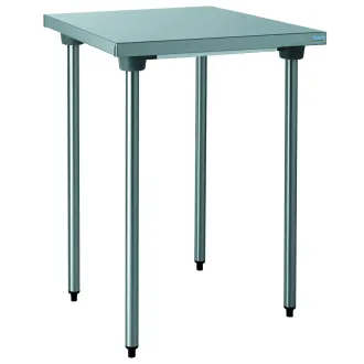 Tournus table inox CHR centrale 700x700mm