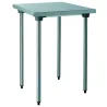 Tournus table inox CHR centrale 700x700mm
