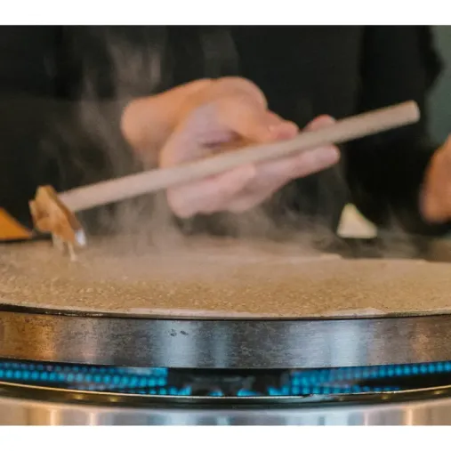 Krampouz Crêpière gaz carrée Confort - thermostatique | Crêpière professionnelle