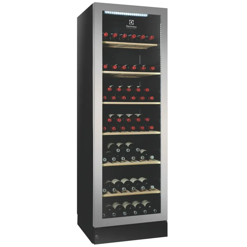 Electrolux Cave à vin Porte vitrée 170 bouteilles en inox 9EXT720011