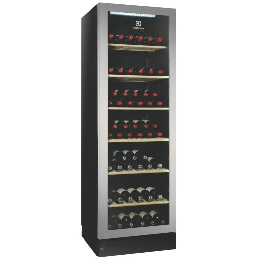 Electrolux Cave à vin Porte vitrée 170 bouteilles en inox 9EXT720011