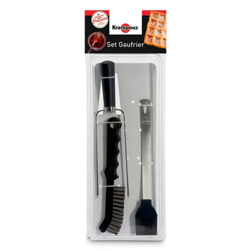 Krampouz Set Gaufrier (Brosse inox, Pinceau et Pic)