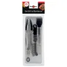 Krampouz Set Gril (Pince, Brosse Inox et Pinceau)
