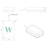 Airwallet box, dimensions