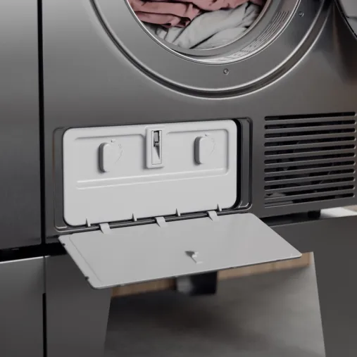 Sèche-linge semi-professionnel 8kg Asko TDC1481 Pompe à Chaleur - Trappe condenseur