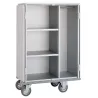 Ariane 1580 ON 001 C1 - Chariot  armoire blanchisserie professionnelle avec 2 portes + 1 penderie