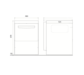 Hoonved Lave-Vaisselle CE46D/PS schéma technique