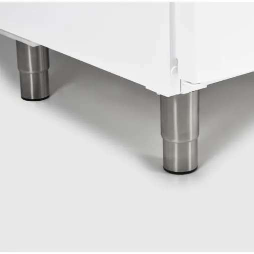 Liebherr Jeu de 4 pieds Acier Inox Reglables 9086527 pour GKV 43 et GG 40
