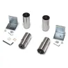 Liebherr Jeu de 4 pieds Acier Inox Reglables 9086527 pour GKV 43 et GG 40