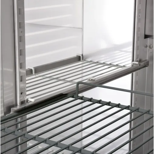 Liebherr Glissiere Inox gauche en U pour modèles 2 portes