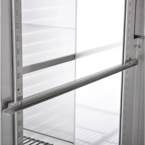 Liebherr Glissiere Inox gauche en U pour modèles 2 portes