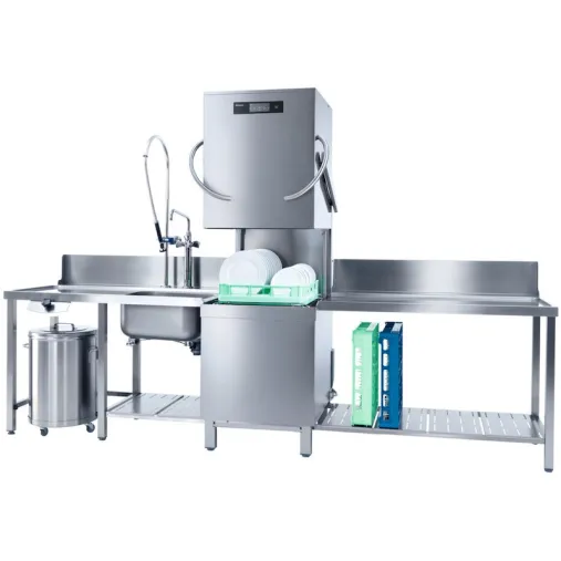 Miele PTD 901 lave-vaisselle professionnel surchauffeur à capot en situation