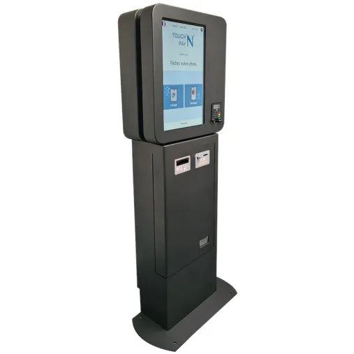 LM Control Borne de Paiement Premium avec écran tactile pour laverie avec pied monétique
