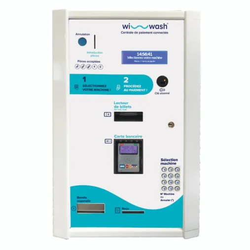 Electro Cablage Wi Wash centrale de paiement simple à installer pour laverie