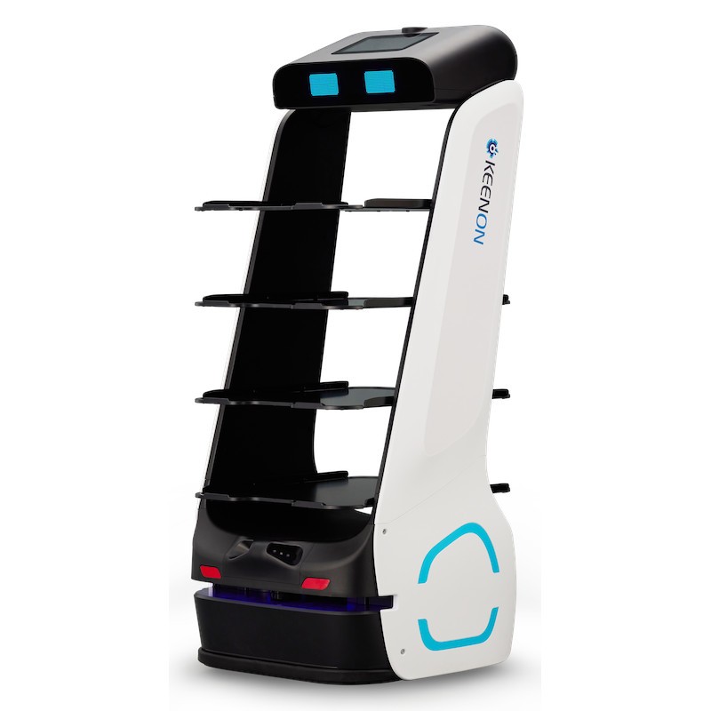 Keenon T5 Pure Laser - robot de livraison professionnel pour hôtels, restauration et hôpitaux.