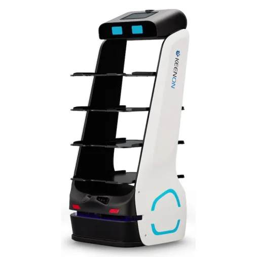 Keenon T5 Pure Laser - robot de livraison professionnel pour hôtels, restauration et hôpitaux. Keenon T5 Pure Laser - robot de livraison professionnel pour hôtels, restauration et hôpitaux.